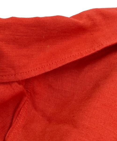 LORO PIANA（ロロピアーナ）LORO PIANA (ロロピアーナ) リネンシャツ レッド サイズ:40の古着・服飾アイテム