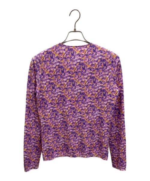 BLUMARINE（ブルマリン）BLUMARINE (ブルマリン) カーディガン パープル サイズ:42の古着・服飾アイテム