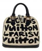 LOUIS VUITTONルイ ヴィトン）の古着「モノグラム・グラフィティ アルマMM ハンドバッグ」｜ホワイト×ブラック