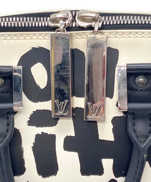 LOUIS VUITTON（ルイ ヴィトン）LOUIS VUITTON (ルイ ヴィトン) モノグラム・グラフィティ アルマMM ハンドバッグ ホワイト×ブラックの古着・服飾アイテム
