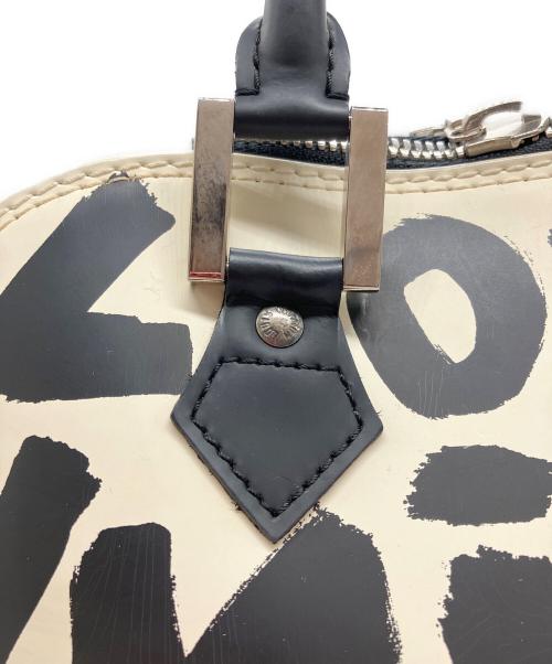 LOUIS VUITTON（ルイ ヴィトン）LOUIS VUITTON (ルイ ヴィトン) モノグラム・グラフィティ アルマMM ハンドバッグ ホワイト×ブラックの古着・服飾アイテム
