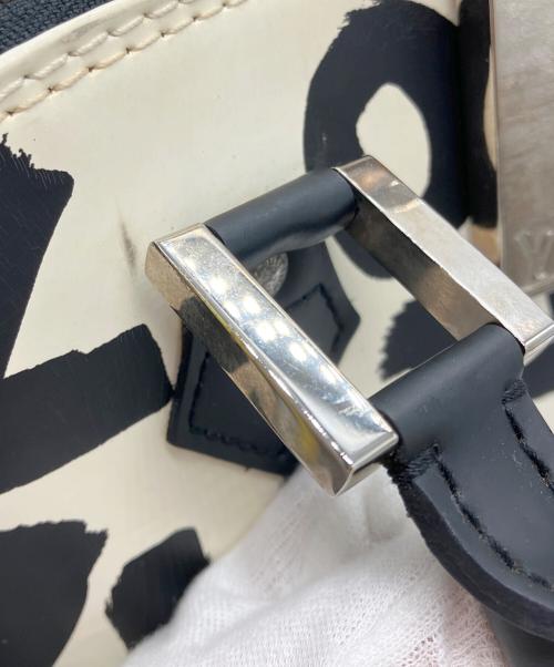 LOUIS VUITTON（ルイ ヴィトン）LOUIS VUITTON (ルイ ヴィトン) モノグラム・グラフィティ アルマMM ハンドバッグ ホワイト×ブラックの古着・服飾アイテム