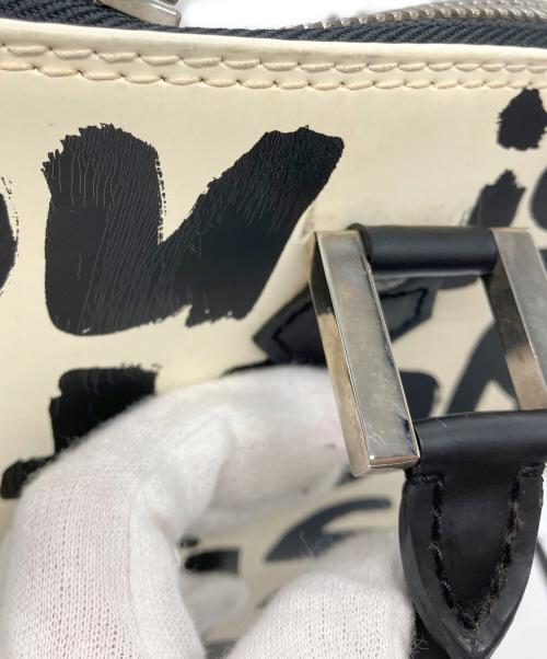 LOUIS VUITTON（ルイ ヴィトン）LOUIS VUITTON (ルイ ヴィトン) モノグラム・グラフィティ アルマMM ハンドバッグ ホワイト×ブラックの古着・服飾アイテム