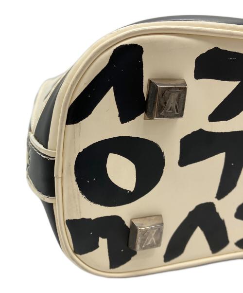 LOUIS VUITTON（ルイ ヴィトン）LOUIS VUITTON (ルイ ヴィトン) モノグラム・グラフィティ アルマMM ハンドバッグ ホワイト×ブラックの古着・服飾アイテム
