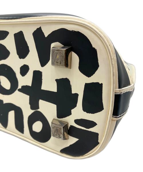 LOUIS VUITTON（ルイ ヴィトン）LOUIS VUITTON (ルイ ヴィトン) モノグラム・グラフィティ アルマMM ハンドバッグ ホワイト×ブラックの古着・服飾アイテム