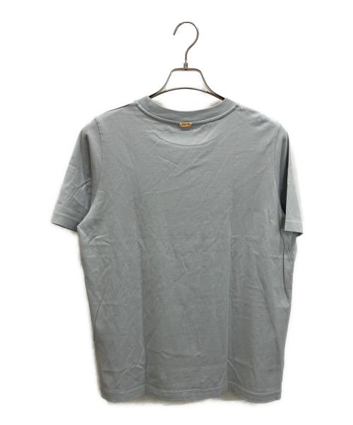 DEUXIEME CLASSE（ドゥーズィエム クラス）Deuxieme Classe (ドゥーズィエム クラス) Mme.CREW Tシャツ ブルー サイズ:freeの古着・服飾アイテム