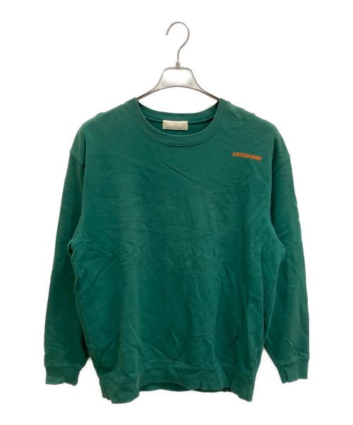 WIND AND SEA（ウィンダンシー）WIND AND SEA (ウィンダンシー) Z PANEL PO SWEAT グリーン サイズ:Lの古着・服飾アイテム