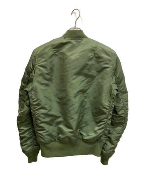 ALPHA INDUSTRIES（アルファインダストリーズ）ALPHA INDUSTRIES (アルファインダストリーズ) MA-1ジャケット カーキ サイズ:Lの古着・服飾アイテム