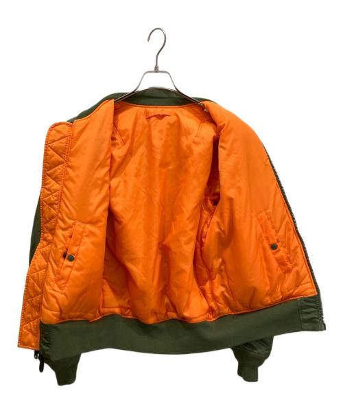 ALPHA INDUSTRIES（アルファインダストリーズ）ALPHA INDUSTRIES (アルファインダストリーズ) MA-1ジャケット カーキ サイズ:Lの古着・服飾アイテム