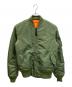 ALPHA INDUSTRIES（アルファインダストリーズ）の古着「MA-1ジャケット」｜カーキ