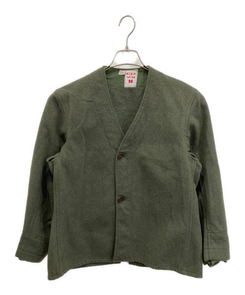 French Army（フランス軍）French Army (フランス軍) ウールライナージャケット オリーブ サイズ:38の古着・服飾アイテム