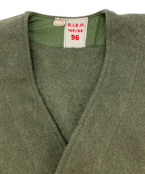 French Army（フランス軍）French Army (フランス軍) ウールライナージャケット オリーブ サイズ:38の古着・服飾アイテム