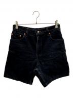 LEVI'Sリーバイス）の古着「90S 551デニムショートパンツ」｜ブラック
