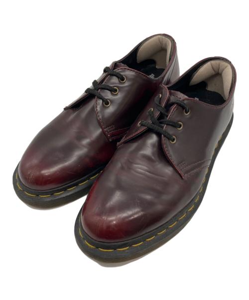 Dr.Martens（ドクターマーチン）Dr.Martens (ドクターマーチン) 3ホールシューズ ボルドー サイズ:24の古着・服飾アイテム