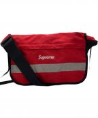 SUPREMEシュプリーム）の古着「14AW Hi-Vis Messenger Bag メッセンジャーバッグ」｜ブラック×レッド