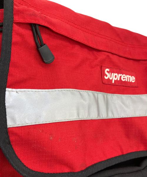 SUPREME（シュプリーム）Supreme (シュプリーム) 14AW Hi-Vis Messenger Bag メッセンジャーバッグ ブラック×レッドの古着・服飾アイテム