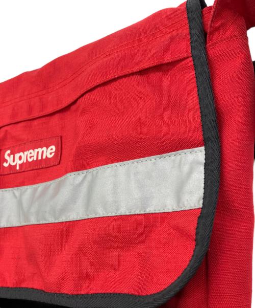 SUPREME（シュプリーム）Supreme (シュプリーム) 14AW Hi-Vis Messenger Bag メッセンジャーバッグ ブラック×レッドの古着・服飾アイテム