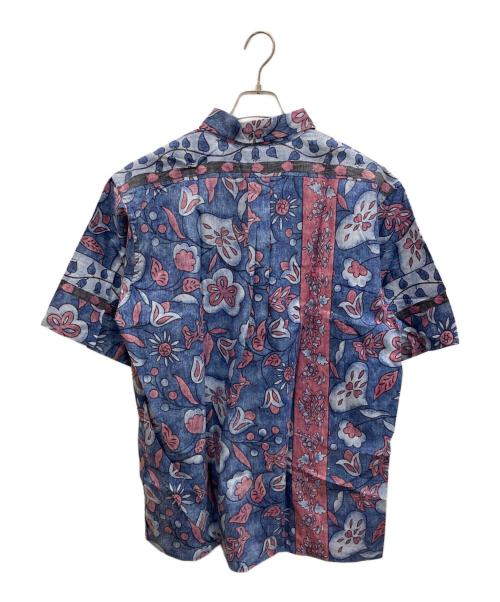 reyn spooner（レイン スプナー）reyn spooner (レイン スプナー) 90S 総柄半袖シャツ ピンク×ブルー サイズ:XLの古着・服飾アイテム