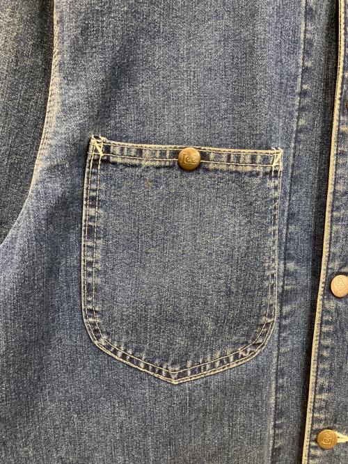 LEE（リー）LEE (リー) 90S 復刻90-J カバーオール 0412 ブルー サイズ:Lの古着・服飾アイテム