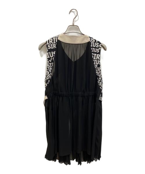 import Rossa（インポートロッサ）import Rossa (インポートロッサ) ノースリーブチュニック ブラック×アイボリー サイズ:44の古着・服飾アイテム