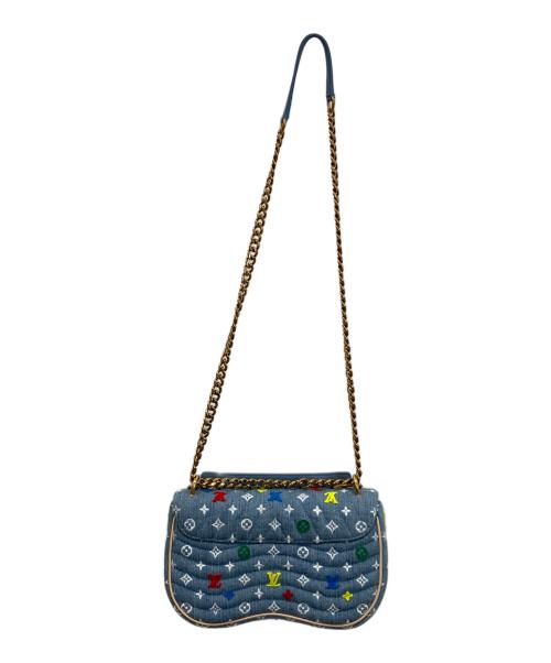 LOUIS VUITTON（ルイ ヴィトン）LOUIS VUITTON (ルイ ヴィトン) ニューウェーブ チェーンバッグ MM ブルーの古着・服飾アイテム