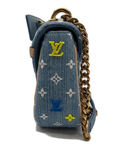 LOUIS VUITTON（ルイ ヴィトン）LOUIS VUITTON (ルイ ヴィトン) ニューウェーブ チェーンバッグ MM ブルーの古着・服飾アイテム