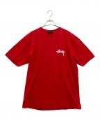 stussyステューシー）の古着「LOW TIDE TEE」｜レッド