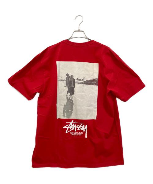 stussy（ステューシー）stussy (ステューシー) LOW TIDE TEE レッド サイズ:Lの古着・服飾アイテム