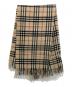 BURBERRY LONDON (バーバリーロンドン) ノヴァチェックウールマフラー ベージュ：6000円
