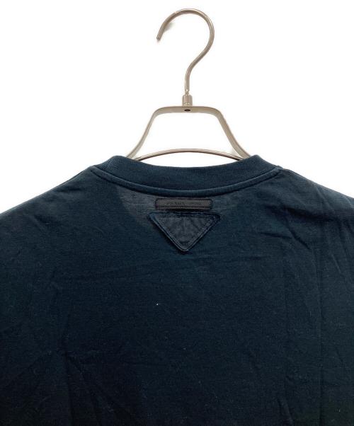PRADA（プラダ）PRADA (プラダ) トライアングルパッチ プレーンTシャツ ネイビー サイズ:Sの古着・服飾アイテム