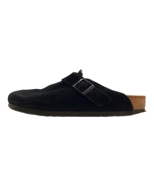 BIRKENSTOCK（ビルケンシュトック）BIRKENSTOCK (ビルケンシュトック) ボストン スエードサンダル ブラック サイズ:26.5の古着・服飾アイテム