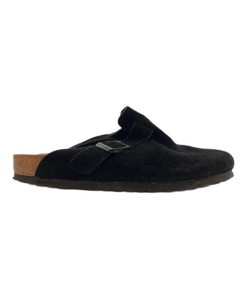 BIRKENSTOCK（ビルケンシュトック）BIRKENSTOCK (ビルケンシュトック) ボストン スエードサンダル ブラック サイズ:26.5の古着・服飾アイテム