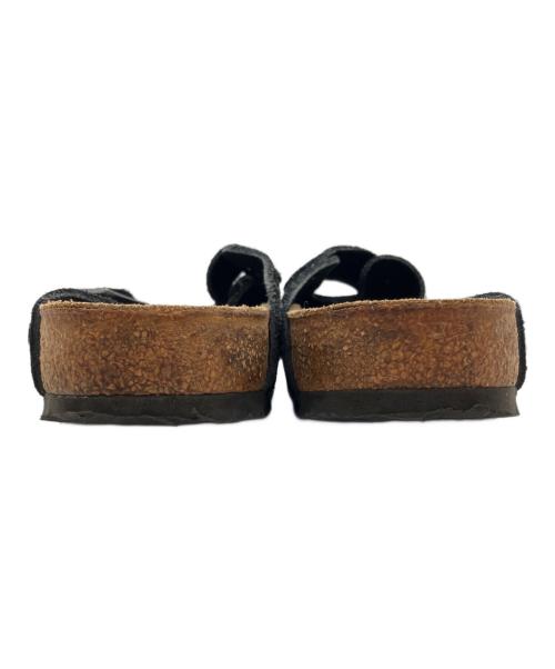 BIRKENSTOCK（ビルケンシュトック）BIRKENSTOCK (ビルケンシュトック) ボストン スエードサンダル ブラック サイズ:26.5の古着・服飾アイテム