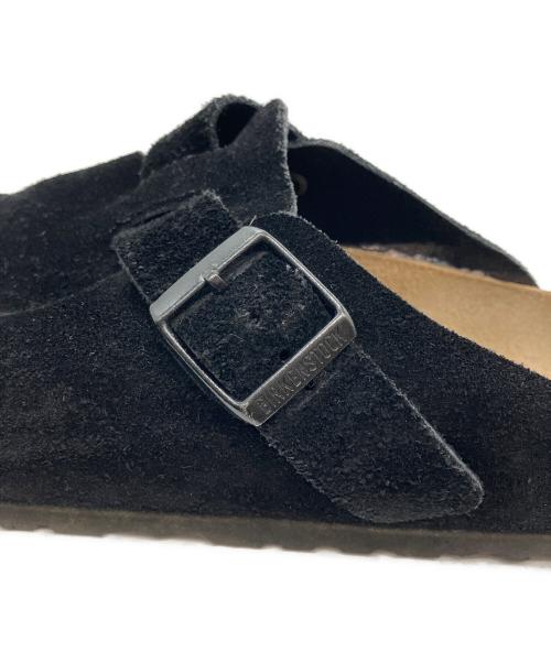 BIRKENSTOCK（ビルケンシュトック）BIRKENSTOCK (ビルケンシュトック) ボストン スエードサンダル ブラック サイズ:26.5の古着・服飾アイテム