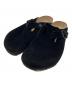 BIRKENSTOCK（ビルケンシュトック）の古着「ボストン スエードサンダル」｜ブラック