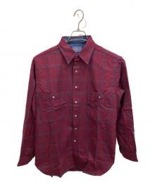PENDLETON（ペンドルトン）の古着「70S チェック ネルシャツ」｜ワインレッド