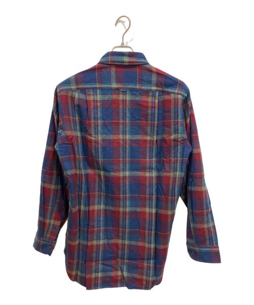 PENDLETON（ペンドルトン）PENDLETON (ペンドルトン) 70S チェック ネルシャツ ブルー×レッド サイズ:Mの古着・服飾アイテム
