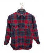 PENDLETONペンドルトン）の古着「70S チェック ネルシャツ」｜レッド×グリーン