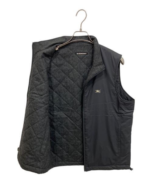 BURBERRY GOLF（バーバリーゴルフ）BURBERRY GOLF (バーバリーゴルフ) リバーシブルベスト ブラック サイズ:Mの古着・服飾アイテム
