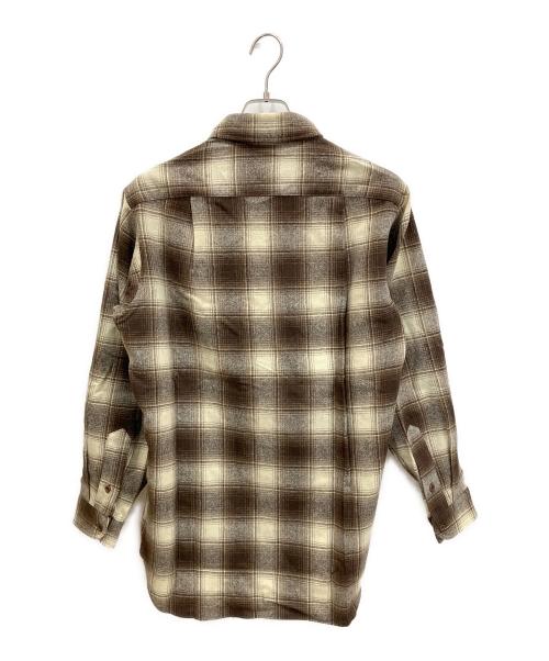 PENDLETON（ペンドルトン）PENDLETON (ペンドルトン) 70S チェック ネルシャツ ブラウン サイズ:Mの古着・服飾アイテム