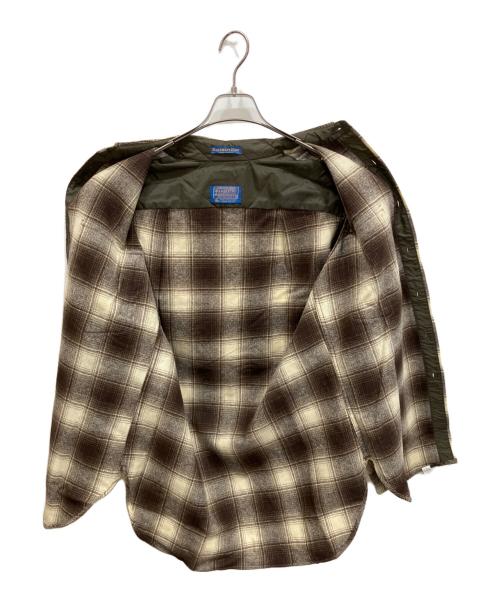PENDLETON（ペンドルトン）PENDLETON (ペンドルトン) 70S チェック ネルシャツ ブラウン サイズ:Mの古着・服飾アイテム