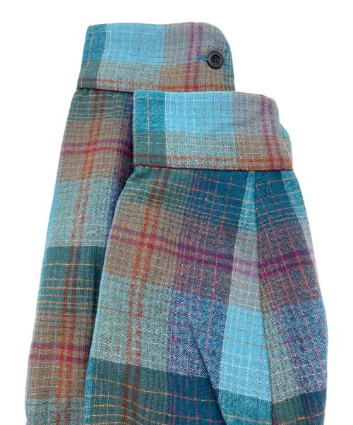 PENDLETON（ペンドルトン）PENDLETON (ペンドルトン) 70S オープンカラー ボードネルシャツ ブルー サイズ:Mの古着・服飾アイテム