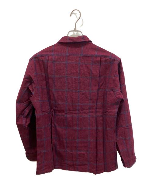 PENDLETON（ペンドルトン）PENDLETON (ペンドルトン) 70S オープンカラー ボードシャツ レッド サイズ:Mの古着・服飾アイテム
