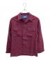 PENDLETON（ペンドルトン）の古着「70S オープンカラー ボードシャツ」｜レッド