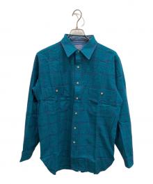 PENDLETON（ペンドルトン）の古着「70S チェック ネルシャツ」｜グリーン