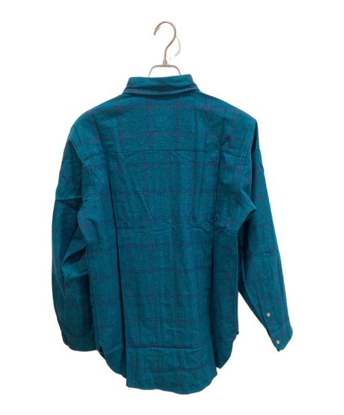 PENDLETON（ペンドルトン）PENDLETON (ペンドルトン) 70S チェック ネルシャツ グリーン サイズ:Mの古着・服飾アイテム