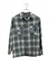 PENDLETON（ペンドルトン）の古着「70-80S開襟オンブレチェックボードシャツ」｜ブルー