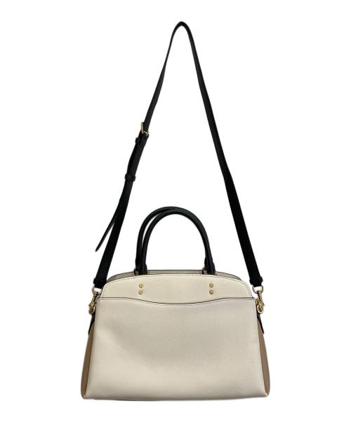 COACH（コーチ）COACH (コーチ) リリー キャリーオール2WAYバッグ アイボリー×ベージュの古着・服飾アイテム