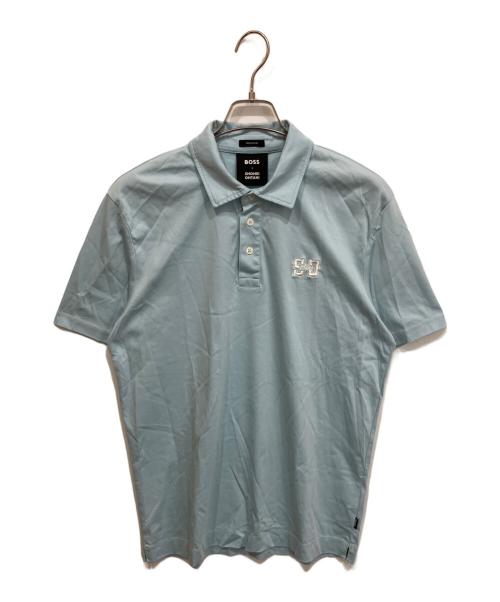 BOSS（ボス）BOSS (ボス) Shohei Ohtani (ショウヘイオオタニ) コラボポロシャツ ブルー サイズ:Lの古着・服飾アイテム