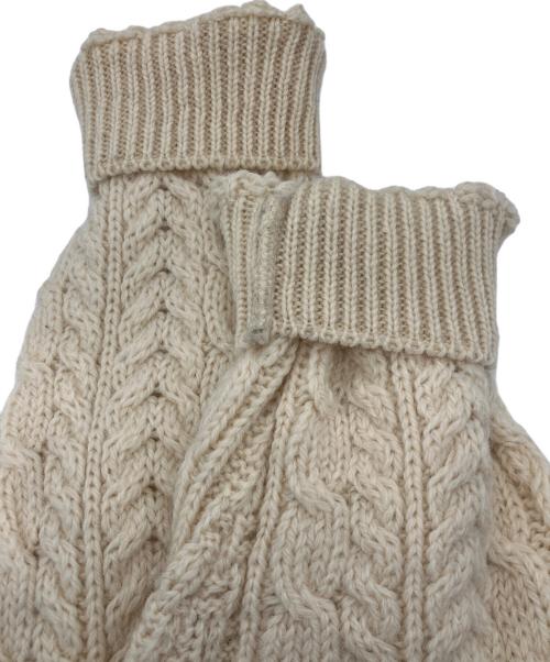 BLARNEY WOOLLEN MILLS（ブラーニー ウーレン ミルズ）BLARNEY WOOLLEN MILLS (ブラーニー ウーレン ミルズ) 英国製 ケーブルニット アイボリー サイズ:XLの古着・服飾アイテム